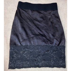 Vintage Vanity Fair Satin Shaper M Half Slip Second Skin Shiny Body Con Skirt